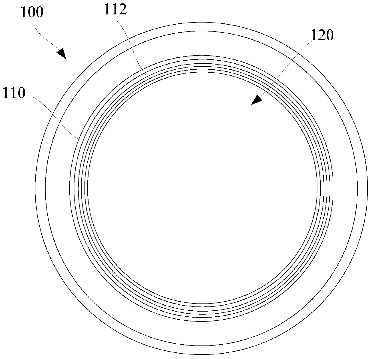 Lock cover, lens, camera module and electronic device