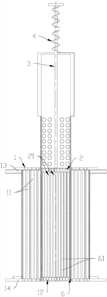 Reactor core structure and start-stop control manner thereof