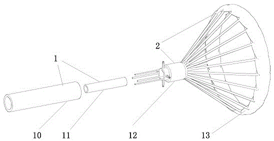 Aircraft aerial refueling auxiliary device