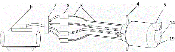 Aircraft aerial refueling auxiliary device