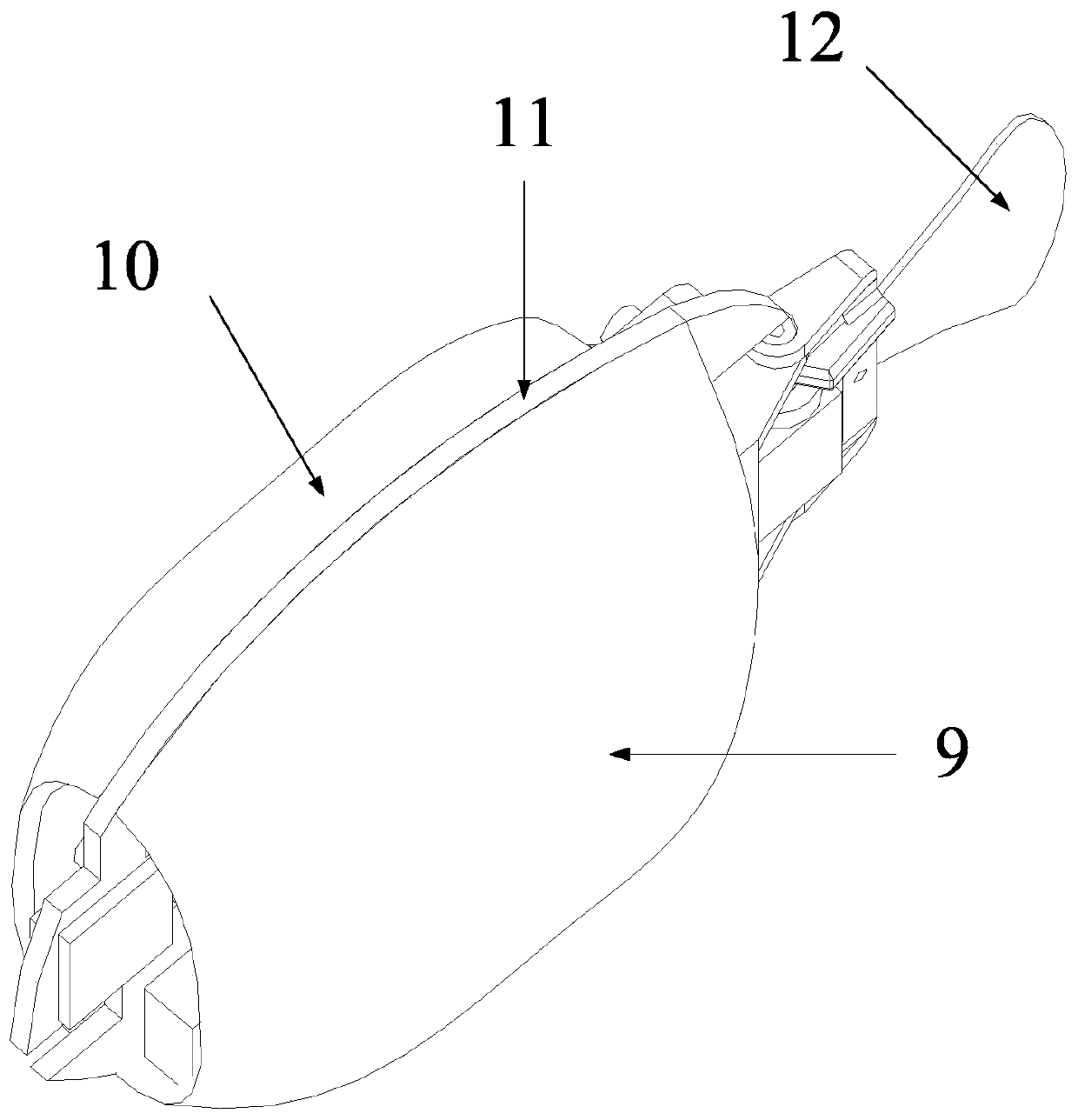 Variable volume bionic fish main body structure and bionic fish and motion control method