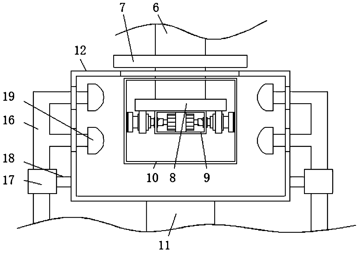 Anti-splashing equipment for paint spraying of aluminum alloy motor shell