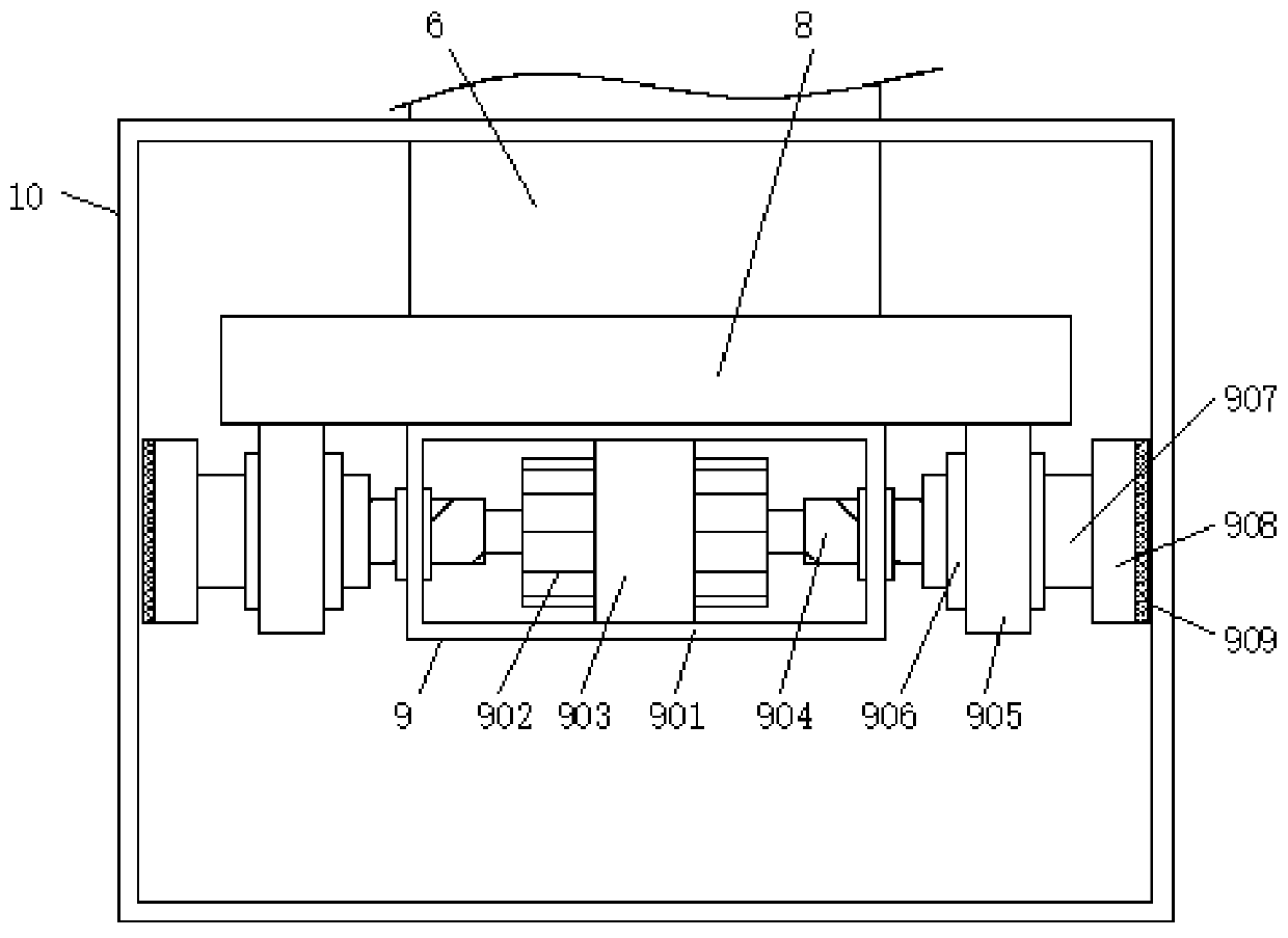 Anti-splashing equipment for paint spraying of aluminum alloy motor shell