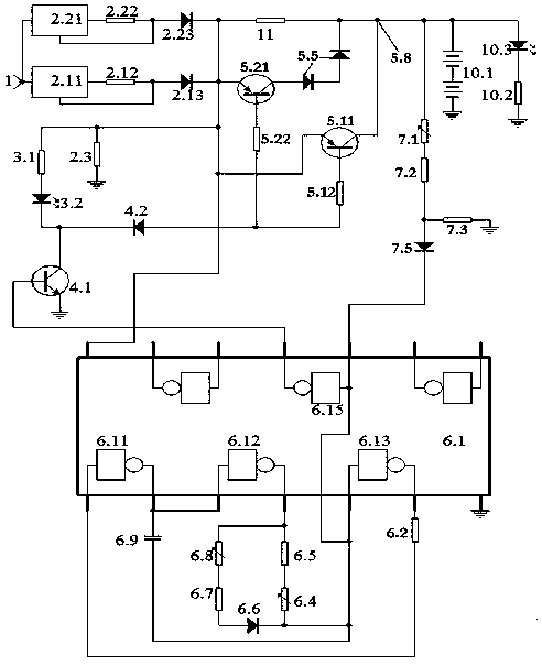 Charging-stopping pulse charging device