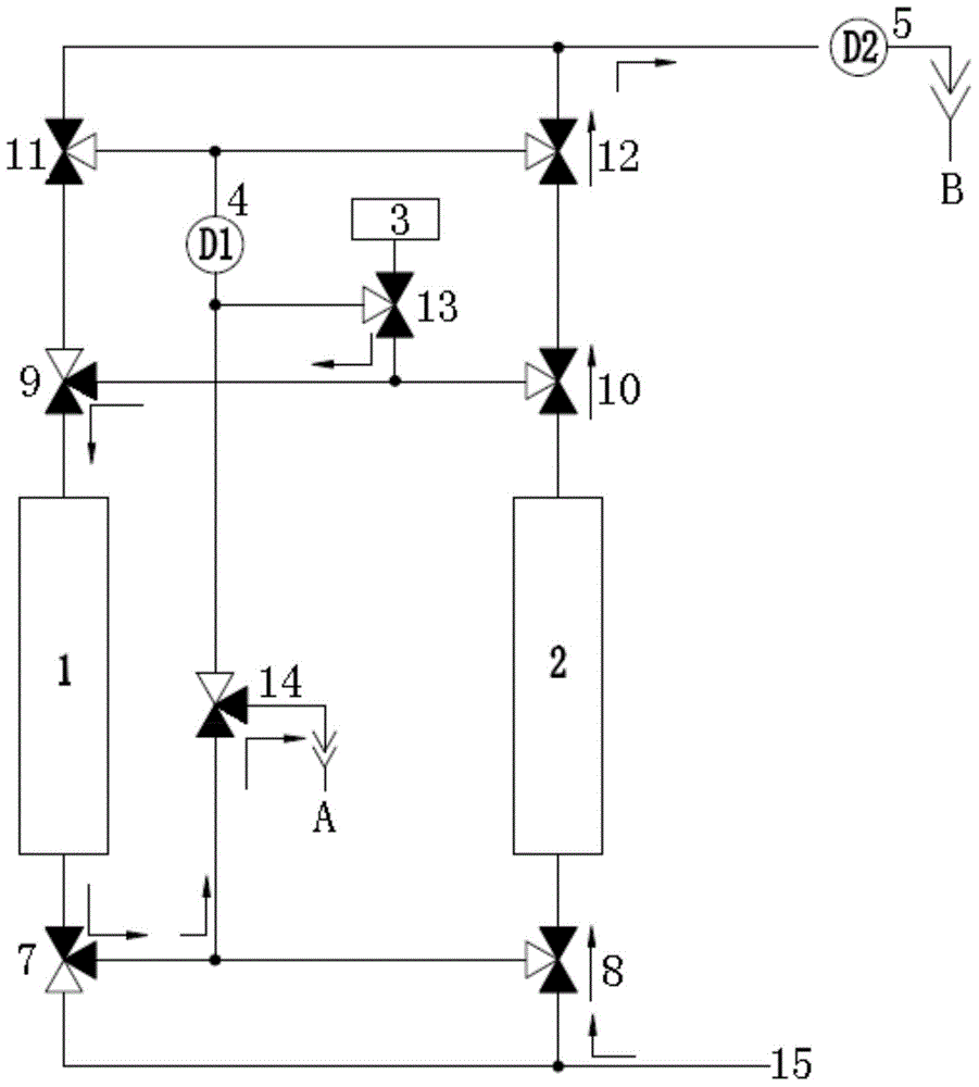 Continuous online hydrogen conductivity measurement device