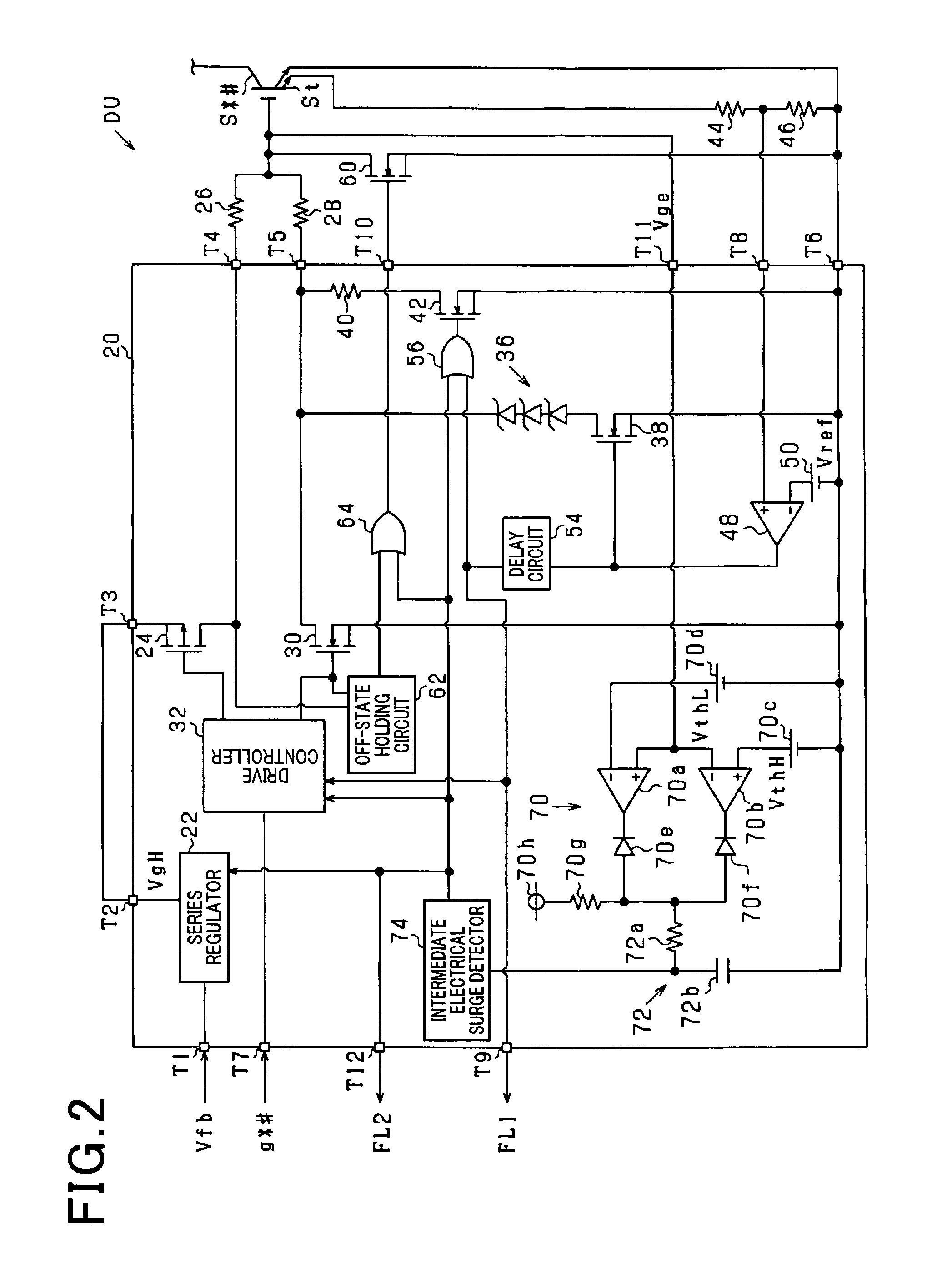 Apparatus for driving voltage controlled switching elements