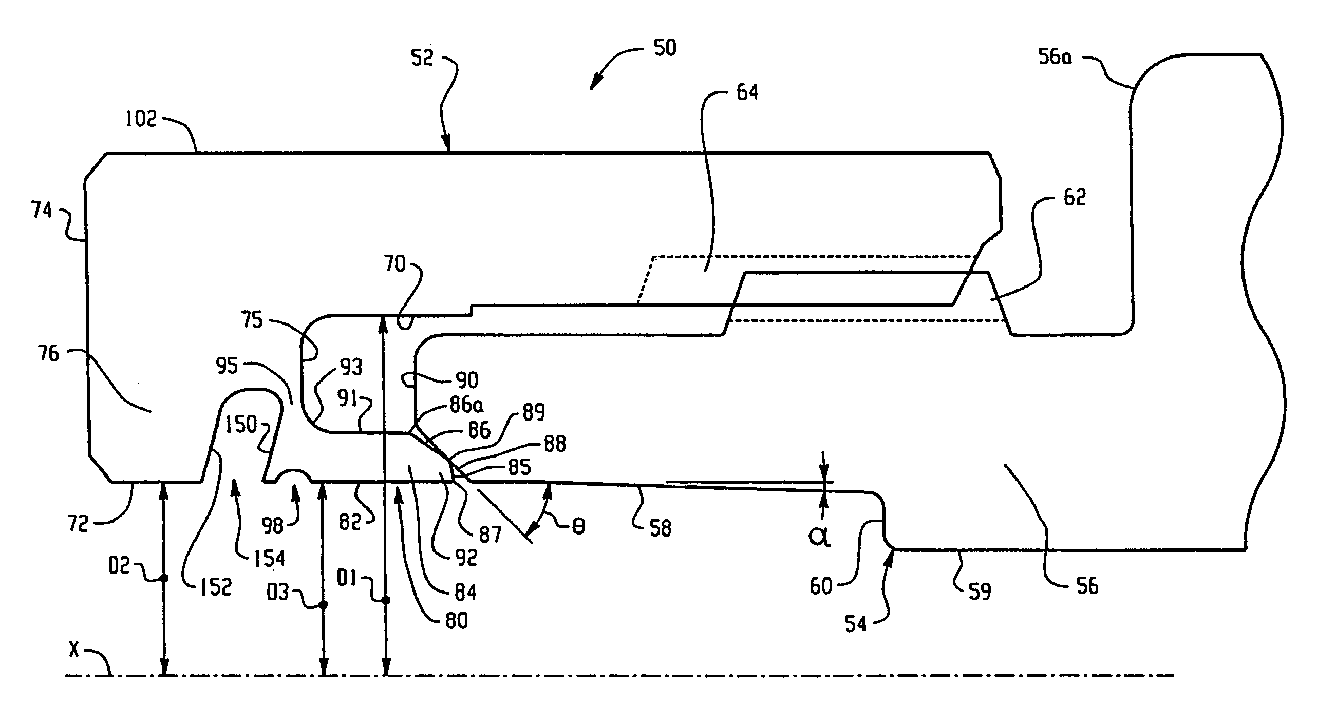 Tube fitting with separable tube gripping ring