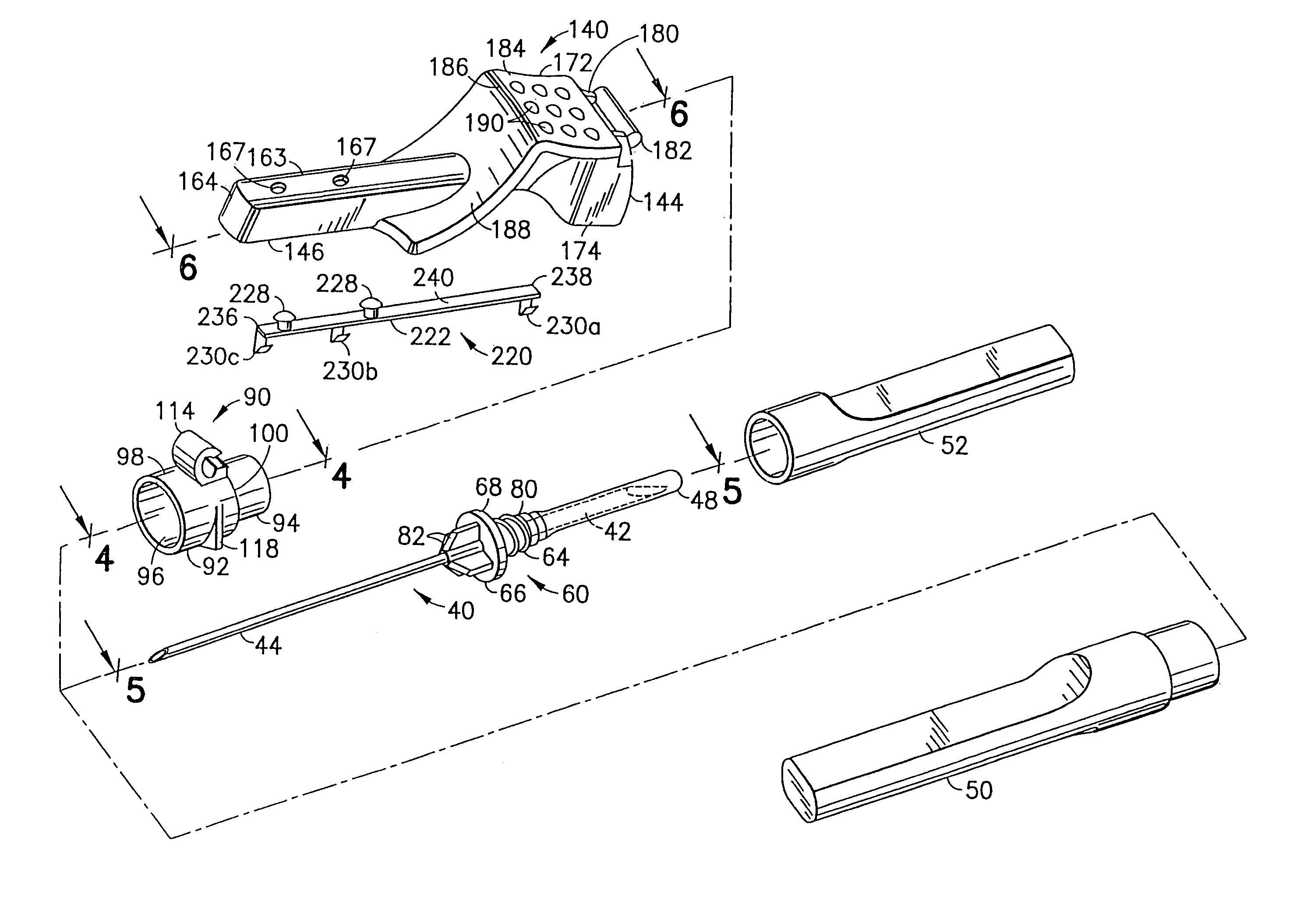 Safety needle assembly