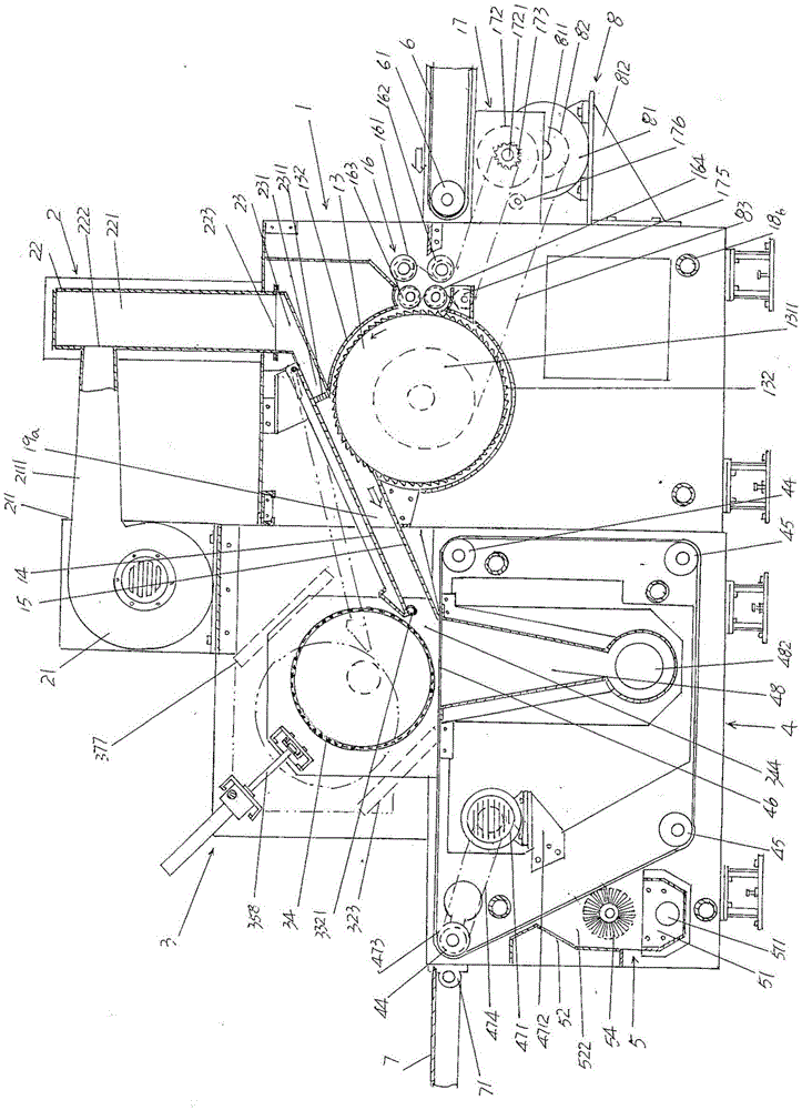 Air laid machine