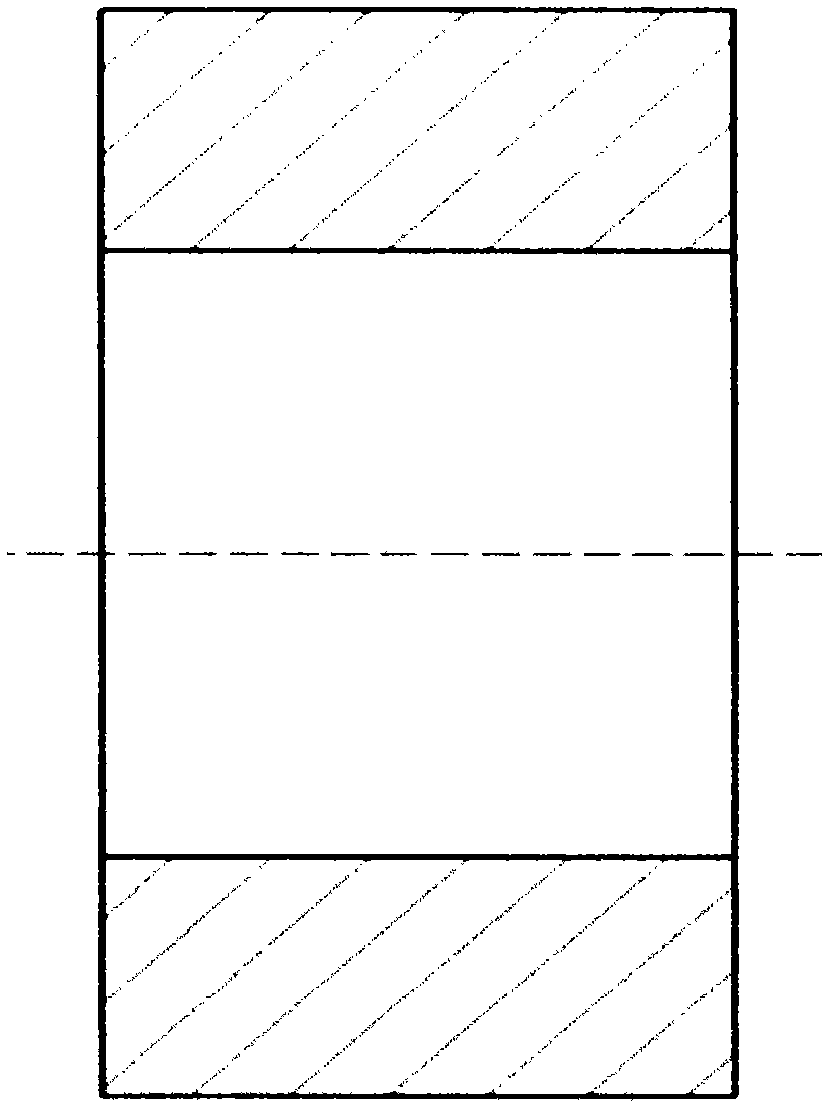 Forging method for thin-walled step short sleeve type main shaft flange of water turbine