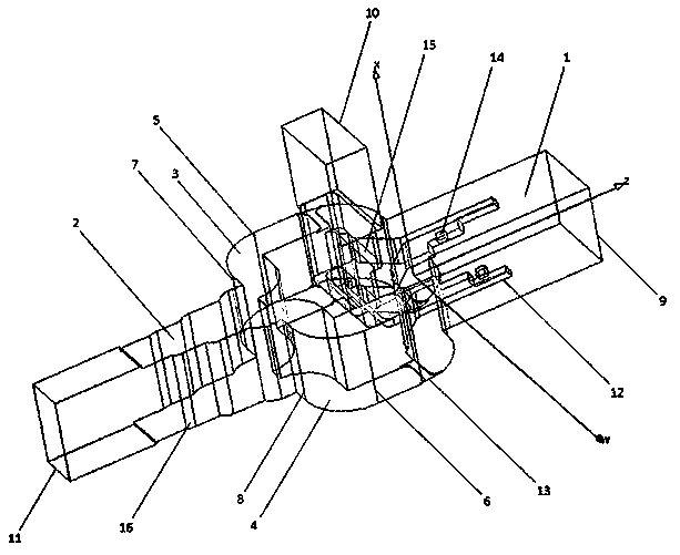 A Q-Band Ridge Transition Orthogonal Mode Coupler