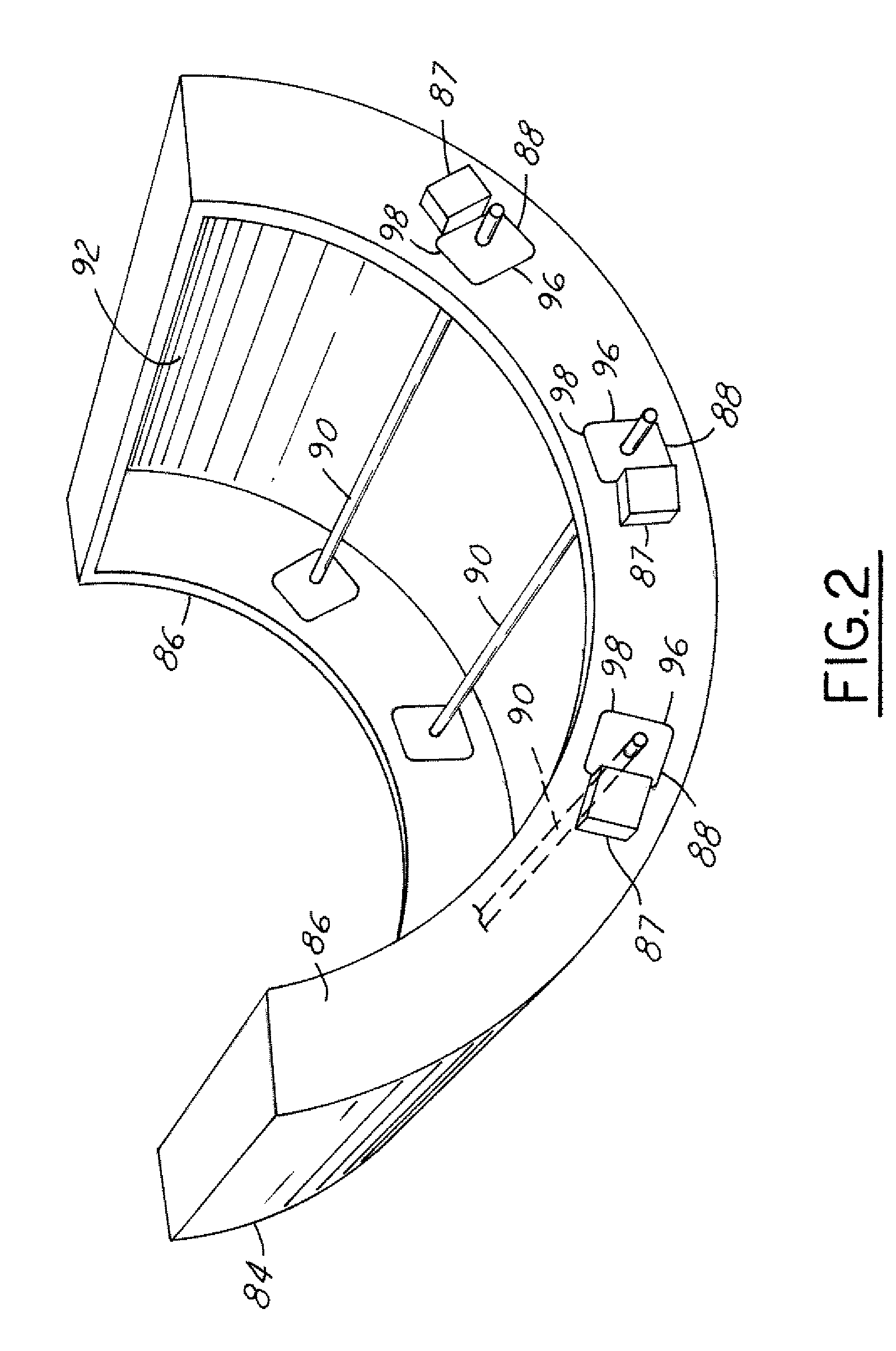 Shielded TEM surface array for parallel imaging