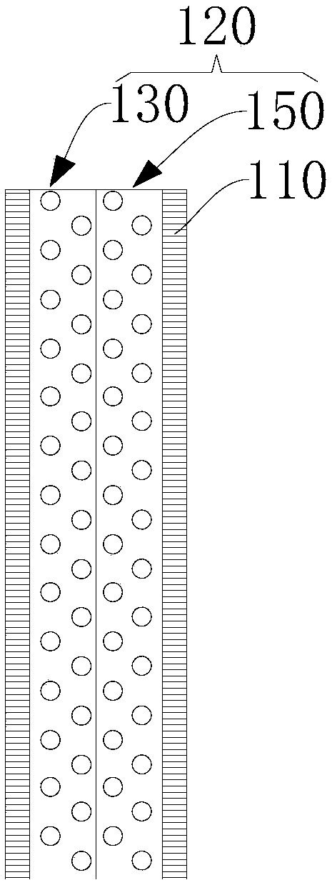 High-efficiency heat exchanger flow passage structure, air conditioner and heat exchange method