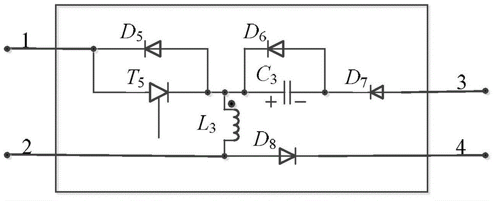 Inductive energy storing type pulse power supply for electromagnetic emission