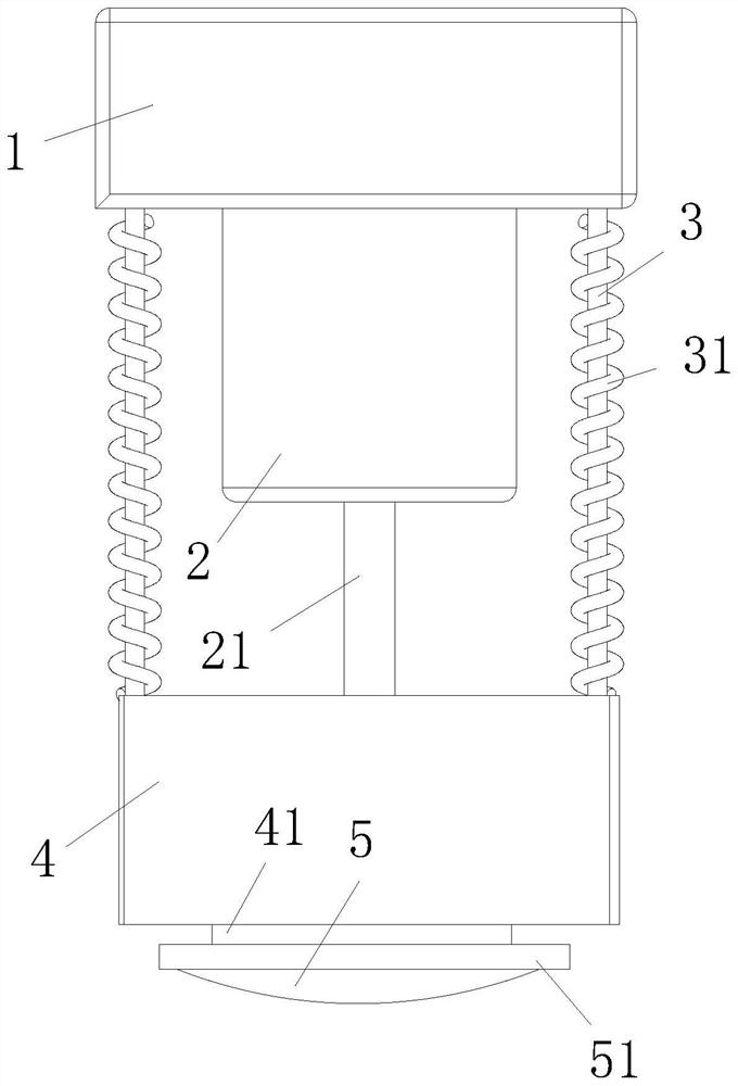 Hyperbolic Raman probe