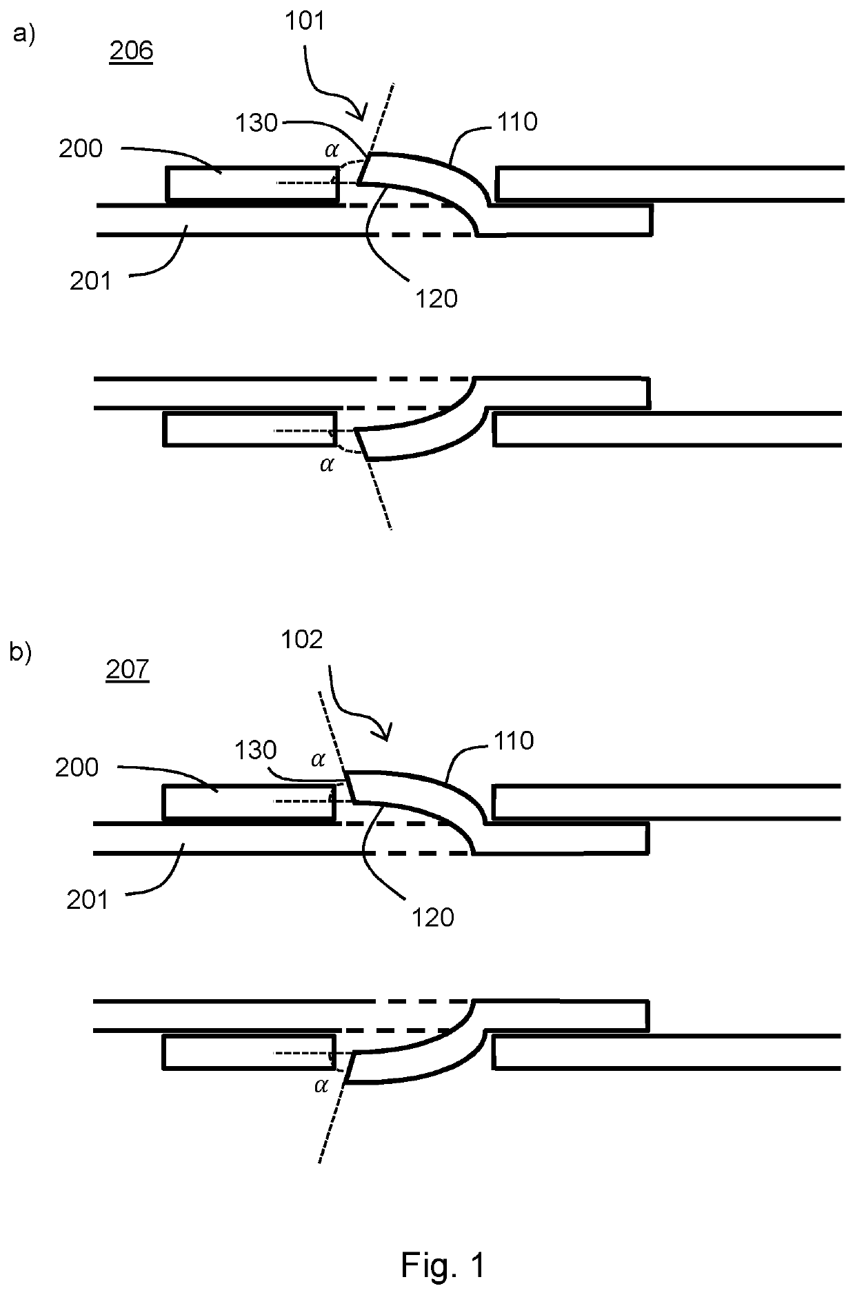 Clickable cable trays