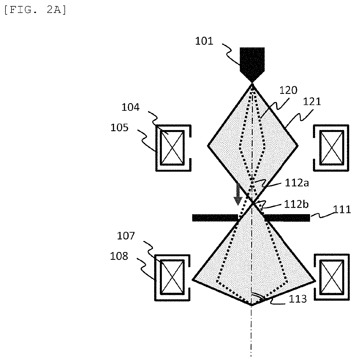 Electron gun and electron beam application device