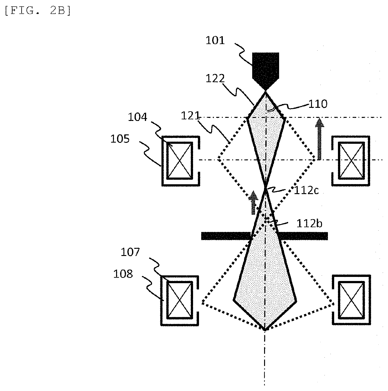 Electron gun and electron beam application device