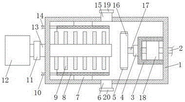 Medical boiler dual-descaling device based on quantum technique