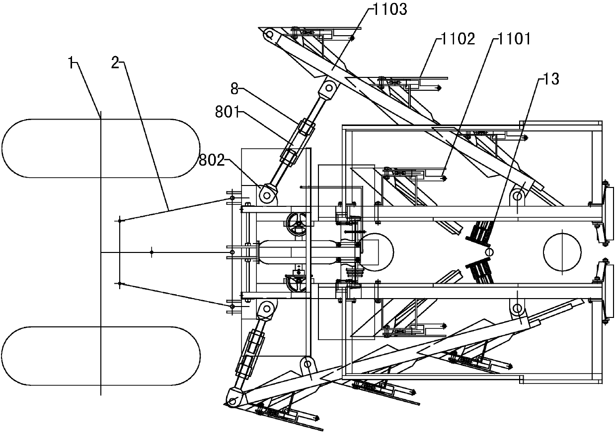 Seedling planting, fertilizing, ridging and compacting integrated machine