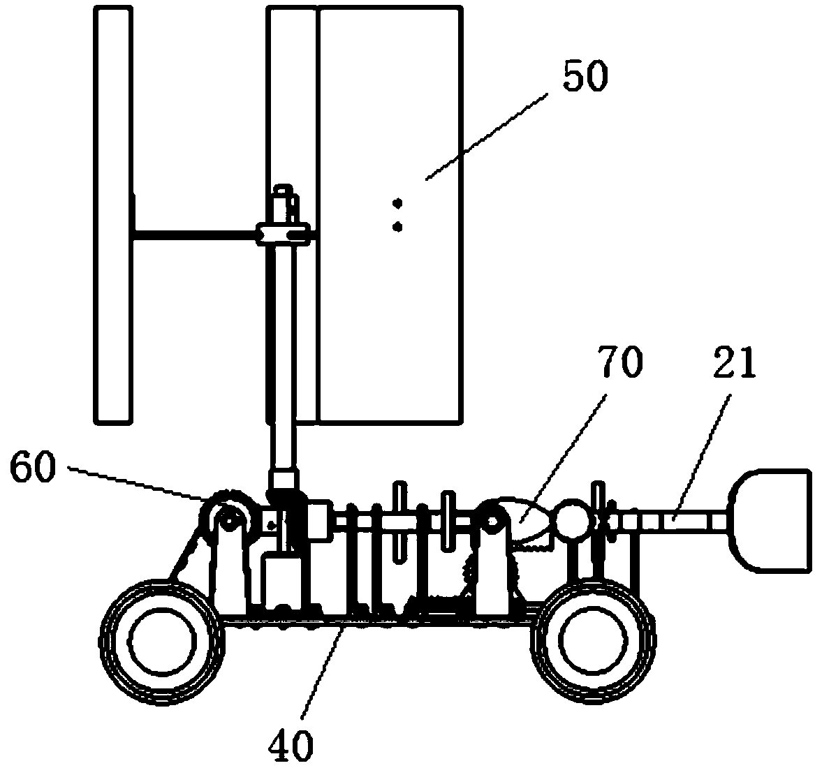 Autonomous obstacle avoidance type mobile robot for planetary exploration