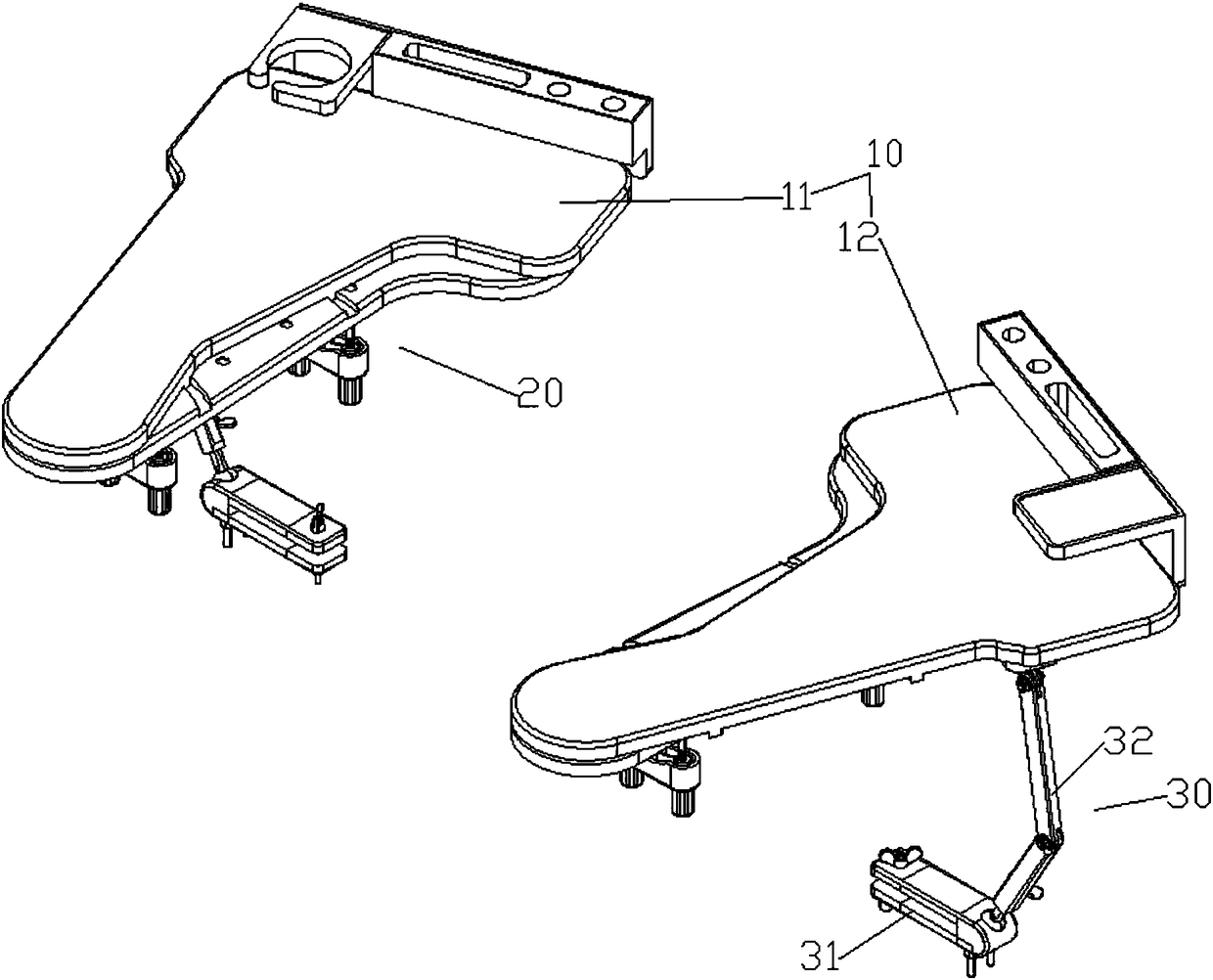 Bracket and chair with same