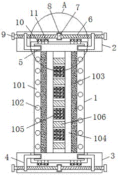 Combined type sliding partition wallboard