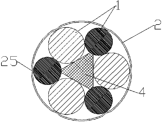 Tube and wire combined vena cava filter