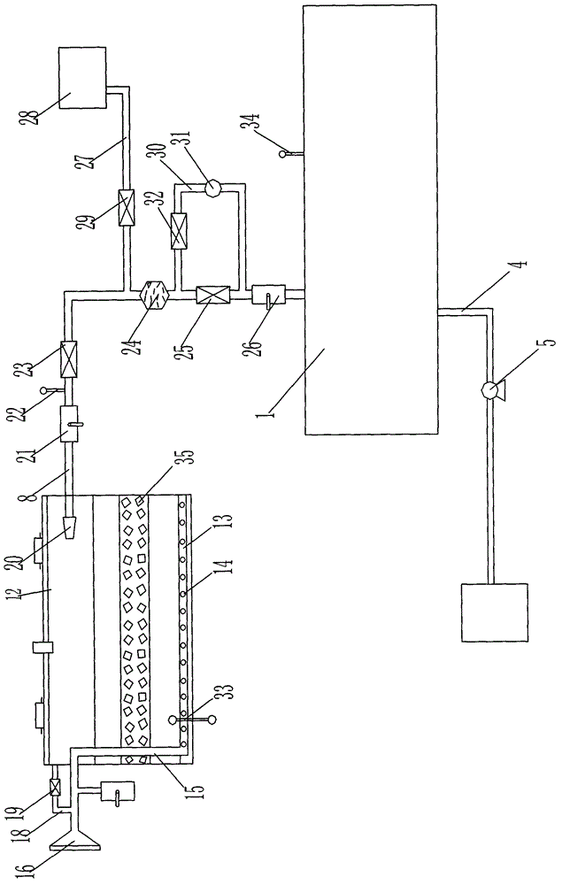 Ethylene oxide preheating, sterilization and resolution integrated cabinet and sterilizing method