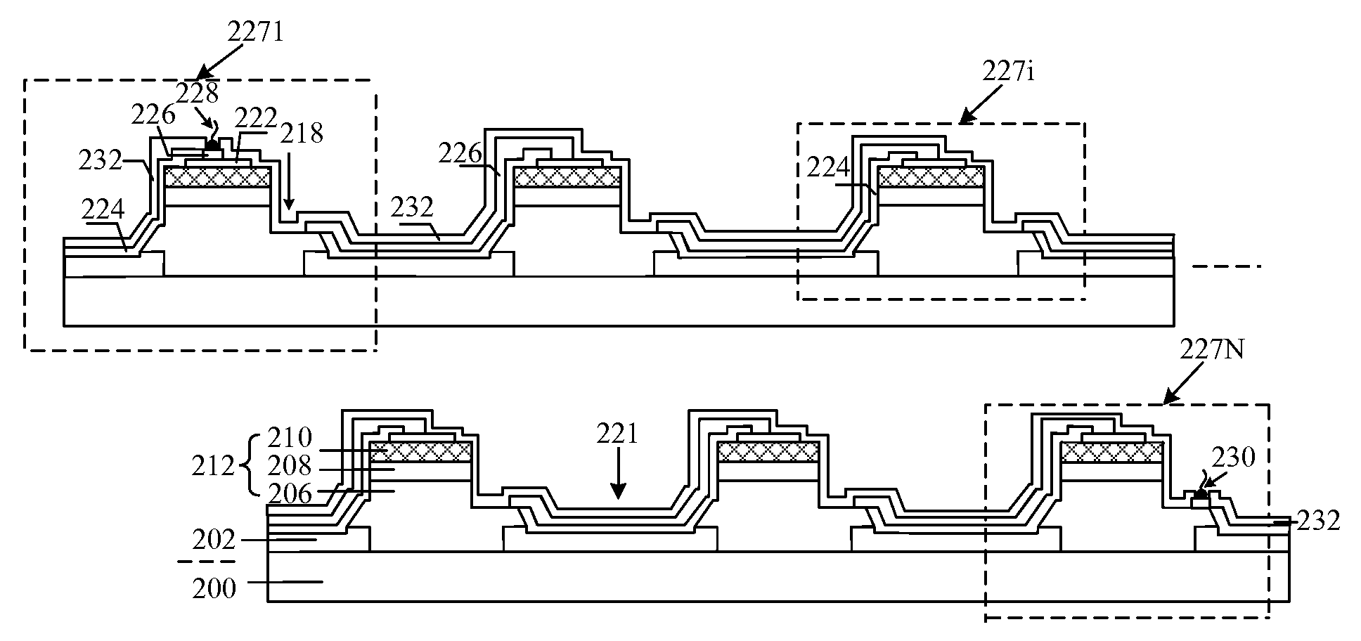 Methods for manufacturing isolated deep trench and high-voltage LED chip