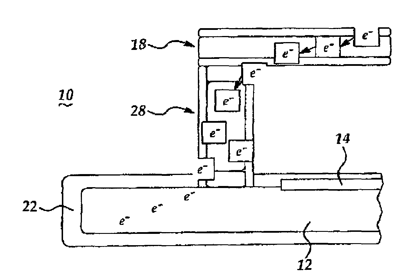 Reticle with antistatic coating