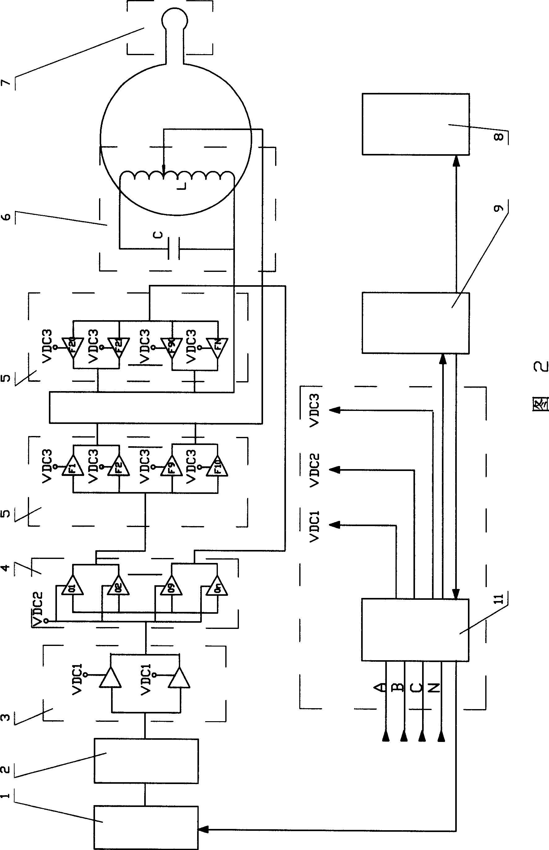 All-solid high-frequency inducing heater