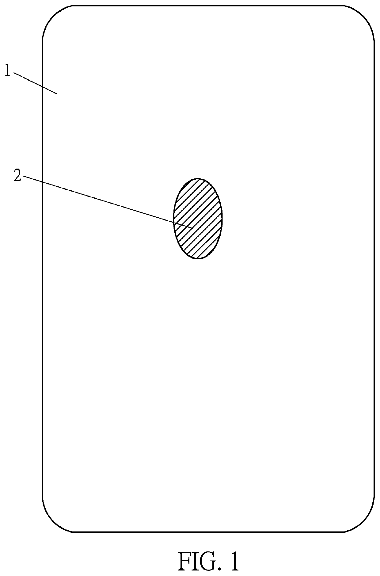 Tempered glass protective film for ultrasonic fingerprint recognition and preparation method thereof