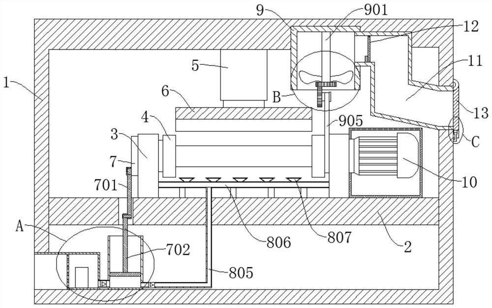 Automatic polishing equipment for surface of building wood