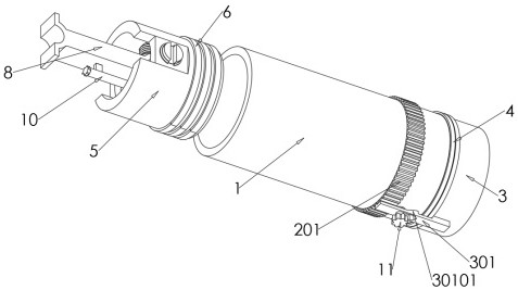 Insulating rubber sealing ring