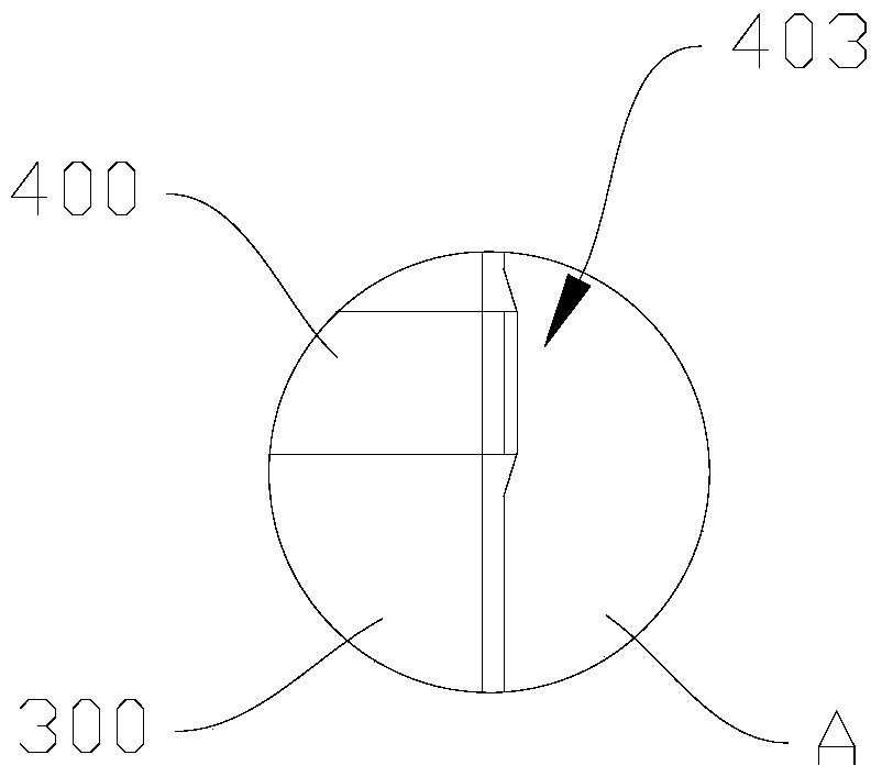 Test strip insert for detection cup, manufacturing method and detection device