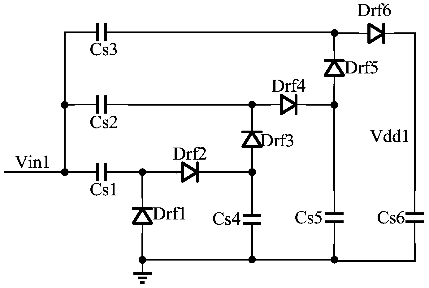 Radio frequency/thermoelectric generator dual-mould energy obtaining system