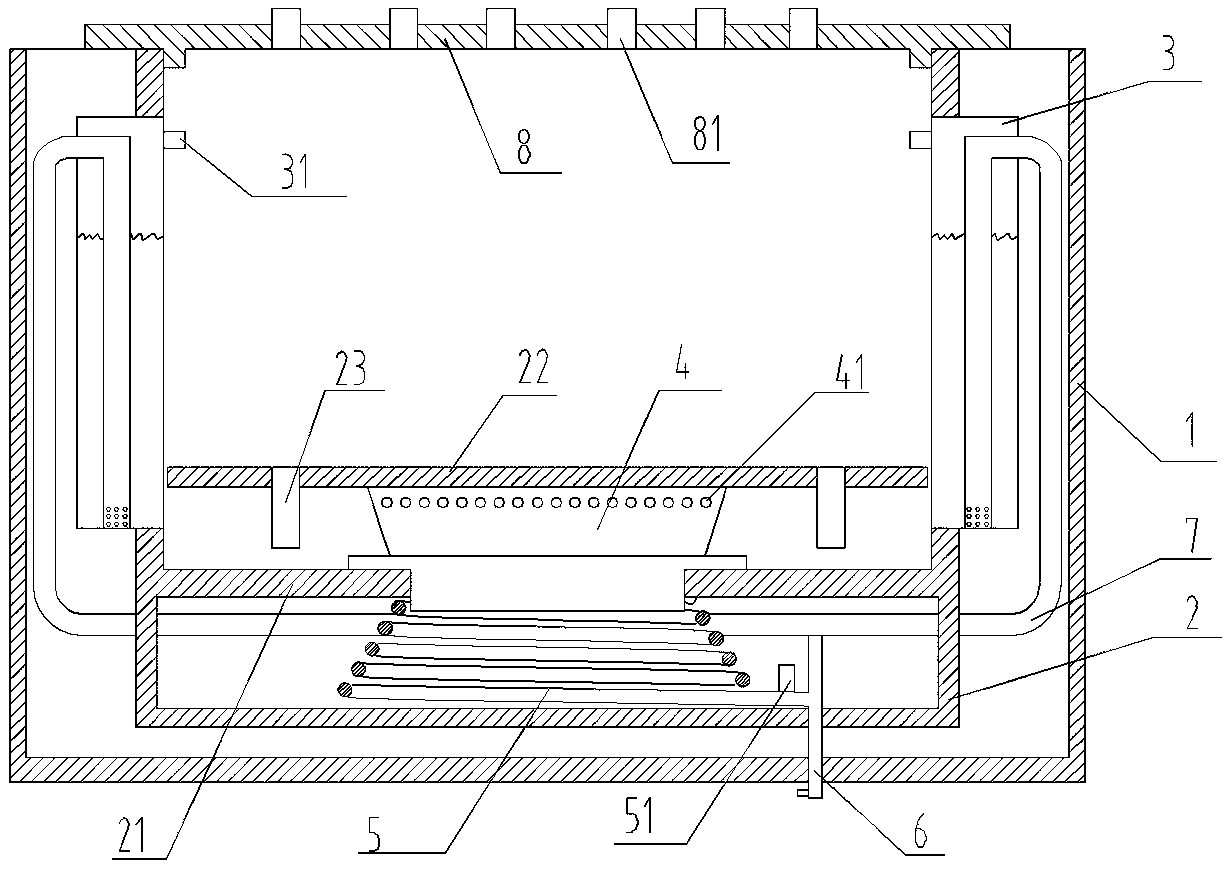 Agricultural seedling raising device