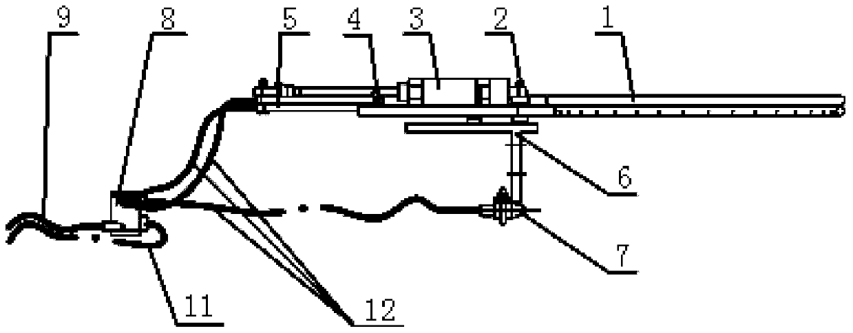 Clamp ring spraying manipulator device and method