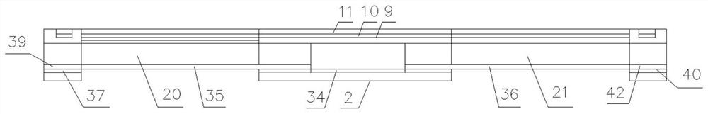 Chinese painting mounting stretching and strickling adjusting device and using method thereof