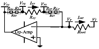 Resistive sensor array readout circuit based on two-wire system equipotential method