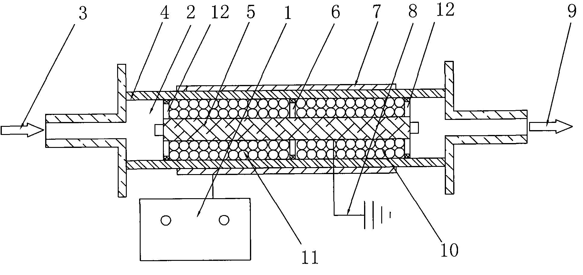 Innocent treatment method for sulfuryl fluoride gas