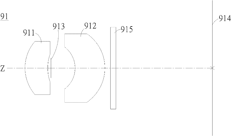 Optical image capturing lens for bar code reader