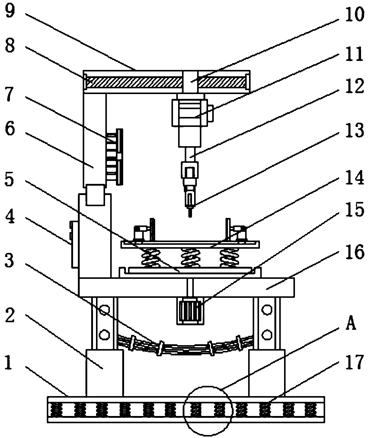 Universal robot punching equipment