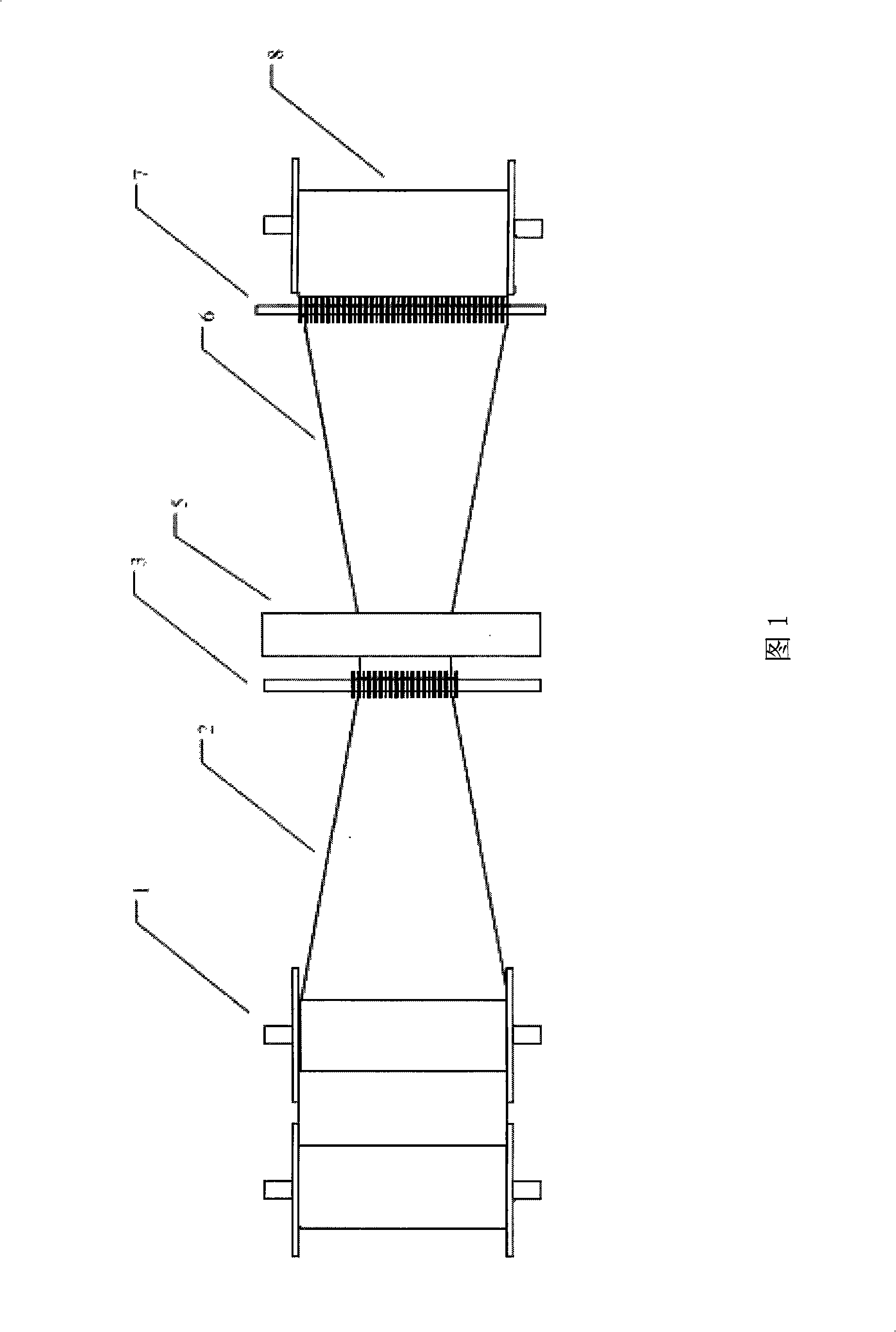 Sheet shaped yarn pinches slop padding method and apparatus