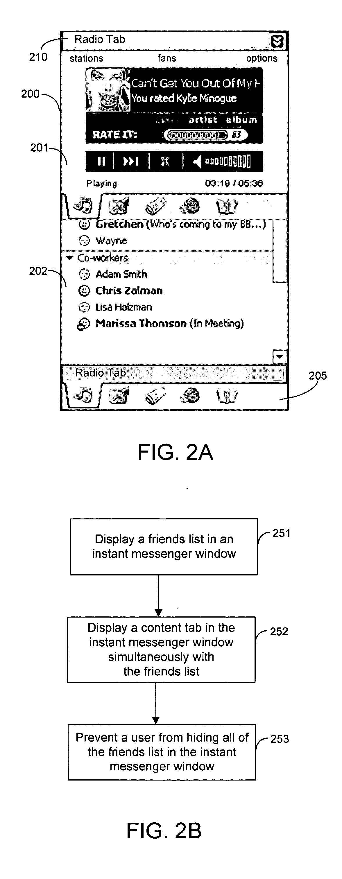 Techniques for simultaneously displaying a background page and an interactive content page in an application window