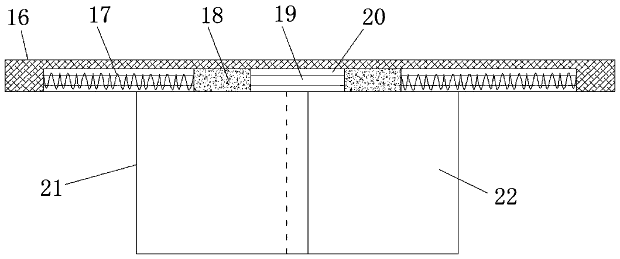 Laminating device for artificial board