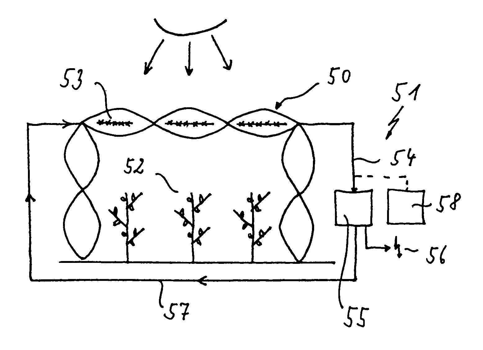 Light element with a translucent surface