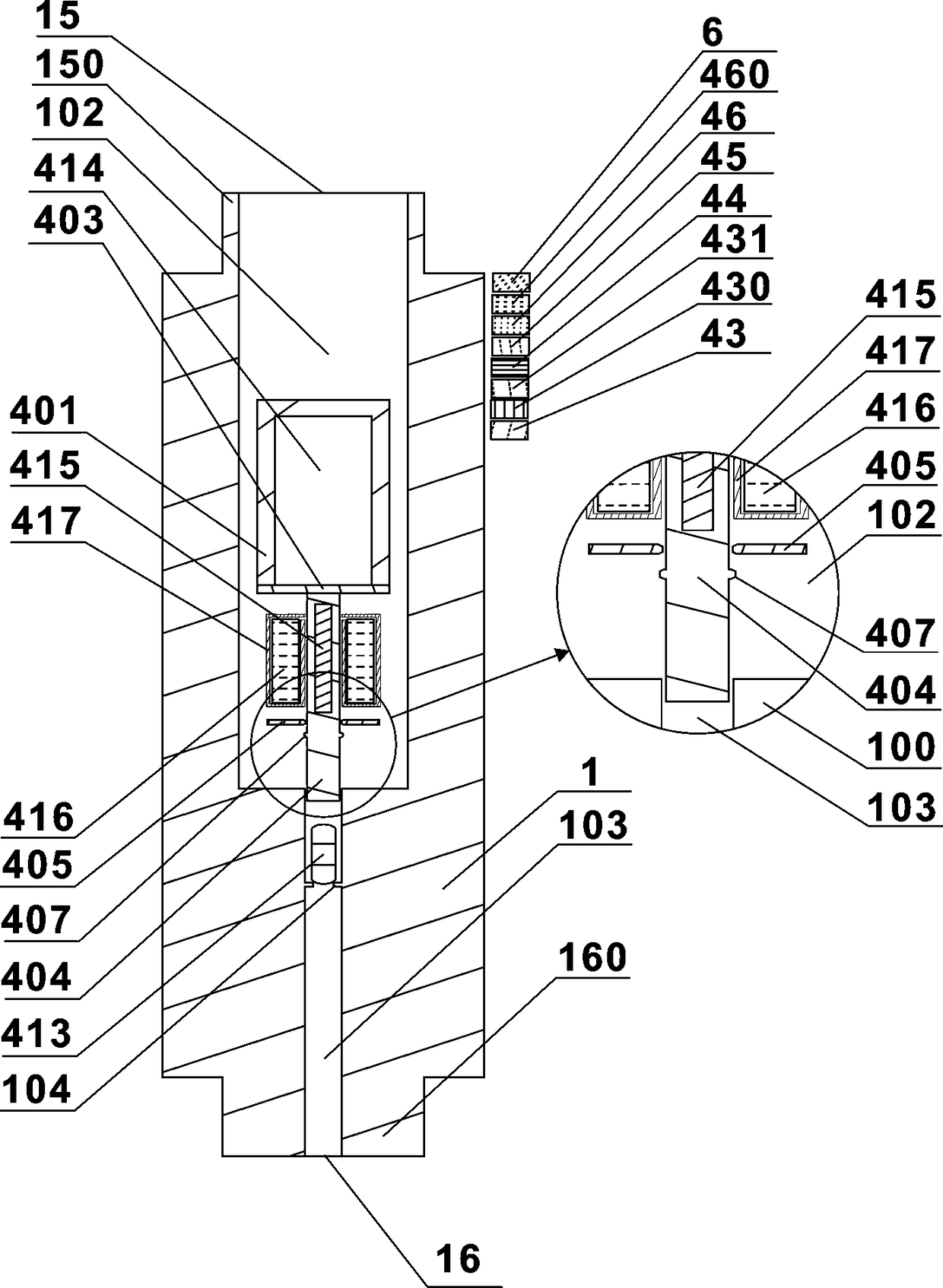 A liquid discharging device