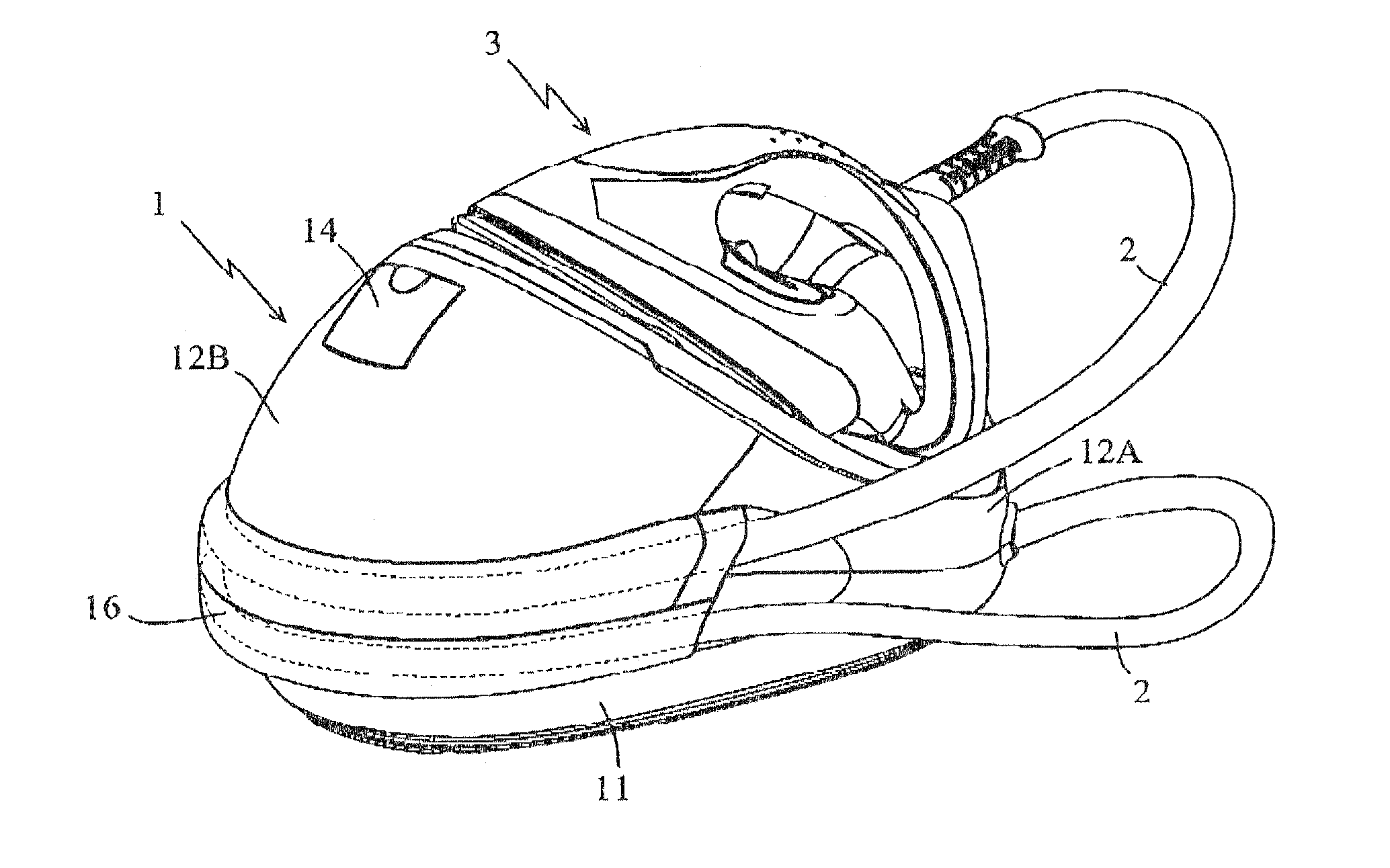 Ironing appliance having a cord storage cavity